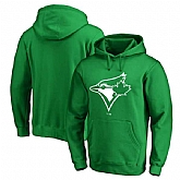 Men's Toronto Blue Jays Fanatics Branded Kelly Green St. Patrick's Day White Logo Pullover Hoodie,baseball caps,new era cap wholesale,wholesale hats